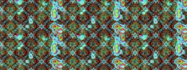 Çiçek desenli raster, mavi ve kahverengi çizgi grafik desenli soyut raster arkaplan. Modern stil dokusu.