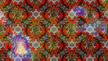 Raster illüstrasyonu. Küçük çaplı çiçeklerdeki basit şirin desenler. Tekstil veya kitap kapakları, imalat, duvar kağıtları, baskı, hediye paketi ve yapıştırma kitabı için çiçek eskiz geçmişi.