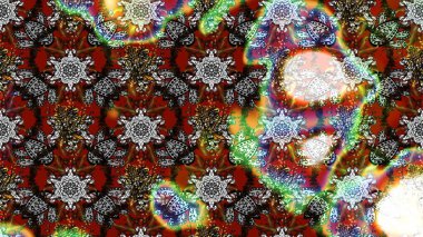 Taslak desenli, modaya uygun kumaş deseni. Raster illüstrasyonu. Düz Çiçek Elementleri Tasarımı. Renkli Bahar Teması eskiz kalıbı. Şirin çiçek elementleri..