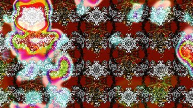 Doğa. Çiçek kompozisyonu. Küçük çiçekte güzel bir desen var. Çiçek kolajı. - Gri ve kahverengi çiçekler. Çiçek arkaplan. Raster deseni.