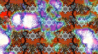 Tarafsız ve kahverengi renkte çiçekler. Raster düz çiçek çizim deseni. Tasarım hediye paketi, tebrik kartları, posterler ve afiş tasarımı.