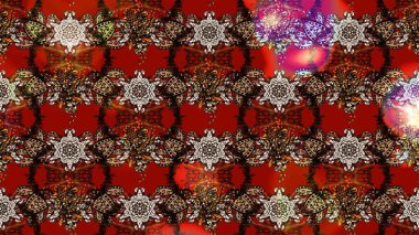 Küçük renkli çiçekler. Küçük çiçekte güzel bir desen. Motley illüstrasyonu. Kahverengi ve kırmızı çiçekli bahar çiçekleri. Moda baskıları için zarif bir şablon.