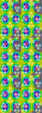 Modern çiçek arkaplanı. Parlak renkli çiçekli ve yeşil yapraklı harika bir çiçek deseni. Moda baskıları için zarif bir şablon. Halk stili.