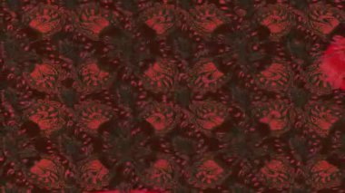 Renkli unsurlarla hareketli arka plan görüntüleri. Çiçekler. Eski model. Bayrak tarzı. Video kaydı. Şablon. Döngü. Kusursuz.. 