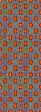 Ağaç dallı bahar çiçekleriyle desen, gri ve kahverengi renkler ve çiçek silueti. Raster deseni.