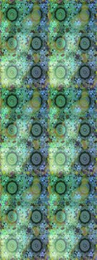 2019 Noel 'i, kar tanesi, yeni yıl. Altın elementli yeşil ve mavi renklerde klasik, pürüzsüz desen.