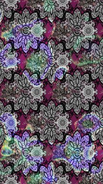 Üzerinde gri ve siyah renkler olan çiçek desenleri çiz. Suluboya tarzında gri ve siyah renkte çiçekler.