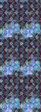 Çocuksu tasarım. Mavi arka planda. Tekstil, kumaş, ambalaj, hatıra defteri için hoş bir çiçek arkaplanı. Elle çizilmiş karalama çiçekleri ile Raster çizim deseni.