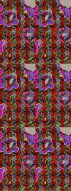 Çizim raster deseni. Güzel kumaş deseni. Çiçek arka planı.