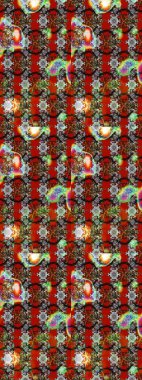 Moda baskıları için zarif bir şablon. Kırmızı ve gri çiçekli bahar çiçekleri. Küçük çiçekte güzel bir desen. Motley illüstrasyonu. Küçük renkli çiçekler..