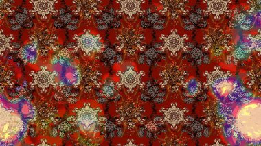 Özgürlük stili Millefleur 'lar. Taşralı şıklığı. Tekstil, duvar kâğıdı, kapaklar, yüzey, baskı, hediye paketi, hatıra defteri, dekupaj. Küçük yabani çiçeklerdeki halk modelini çiz..