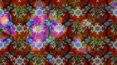 Kahverengi ve gri çiçekli bahar çiçekleri. Küçük renkli çiçekler. Moda baskıları için zarif bir şablon. Küçük çiçekte güzel bir desen. Motley illüstrasyonu.