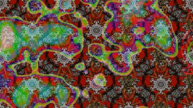 Çiçek arkaplan. Güzel kumaş deseni. Çizim raster deseni.