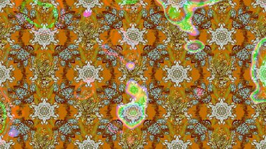 Küçük çiçekte güzel bir desen. Moda baskıları için zarif bir şablon. Çiçekli yaz çiçekleri. Motley illüstrasyonu. Küçük renkli çiçekler. Çizim.