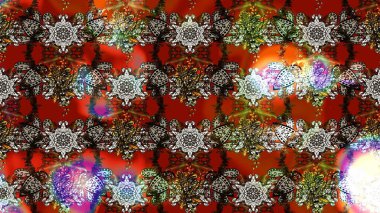 Kahverengi ve gri renkte çiçekli çiçek deseni. Suluboya tarzında kahverengi ve gri renkte çiçekler.