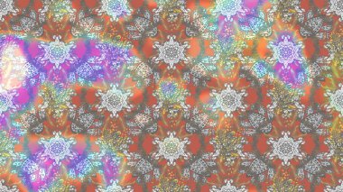 Raster illüstrasyonu. Raster deseni. Soyut çiçek çizim kalıbı arka planı. Küçük çiçekteki sevimli çiçek deseni. Gri ve nötr renklerde.