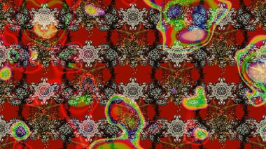 Renkli Yaz Temalı eskiz kalıbı. Düz Çiçek Elementleri Tasarımı. Güzel kumaş deseni. Yazdır. Raster çiçekli arka plan. Güzel çizim şekli..