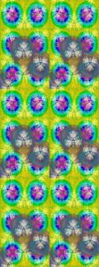 Robot resim. Küçük çiçekteki sevimli çiçek deseni. Raster illüstrasyonu.