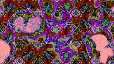 Çiçek arkaplan. Güzel kumaş deseni. Çizim raster deseni.