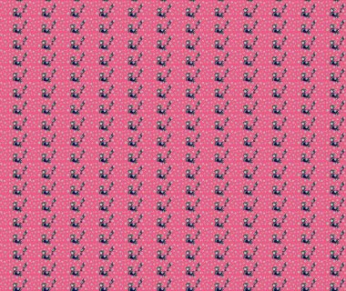 Klasik çiçek tasarımı elementleri. Pembe kıvırcık çiçekler pembe renklerde şekillenir. Raster illüstrasyonu.