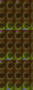 Eski moda arka plan. Güzel, parlak, pürüzsüz kumaş, tuval. Kıvırcık, parlak örgü. Desen, çizim, çiçek sınırı. Raster illüstrasyonu. Çiçeklerin çelengi.