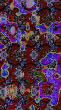 Modaya uygun kumaş deseni. Düz Çiçek Elementleri Tasarımı. Sevimli çiçek raster deseni. Renkli Yaz Teması çizim şablonu.