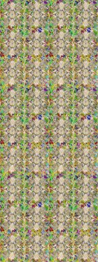 Raster geometrik arka plan. Senin tasarımın için, duvar kağıdı. Tarafsız renklerde altın çiçekli altın desenler. Altın rengi kusursuz illüstrasyon.