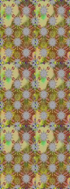 Küçük ölçekli çiçek basit şirin desende. Üretim, duvar kağıdı, baskı, hediye paketi ve scrapbooking Tekstil veya kitap için çiçek sorunsuz arka plan kapsar. Raster illüstrasyon.