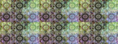 Kusursuz klasik altın desen. Tarafsız ve gri renklerdeki altın desenli altın elementler. Raster geleneksel oryantasyon süsü.