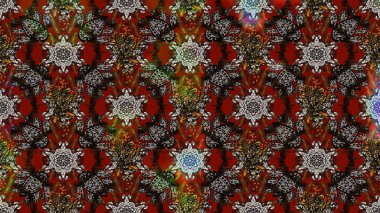 Raster illüstrasyonu. Yumuşak, bahar çiçekleri kahverengi ve gri renklerde. Raster çiçek desenli ve çiçekli..