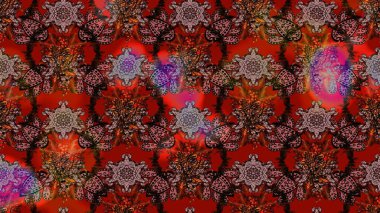 Eskiz Vintage Çiçek Deseni. Raster Kalça dokusu deseni.