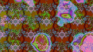 Kızılderili desenli desenli desenli şal deseni. Etnik Mandala süsü. Raster Henna dövme stili. Tekstil, tebrik kartı, boyama kitabı, telefon kılıfı baskısı için kullanılabilir.