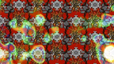 Çiçekli çiçek deseni, suluboya. Raster illüstrasyonu. Renkli Bahar Teması eskiz kalıbı. Gri ve kahverengi renkli çiçekler. Düz Çiçek Elementleri Tasarımı.