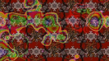 Çiçekler suluboya tarzında kahverengi ve kırmızı renklerde. Kahverengi ve kırmızı renkte çiçekler olan çiçek deseni çiz.