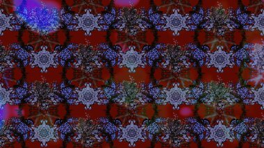 Düz Çiçek Elementleri Tasarımı. Renkli Yaz Temalı eskiz kalıbı. Çiçekli eskiz çizimi. Kırmızı ve kahverengi renkte çiçekler.