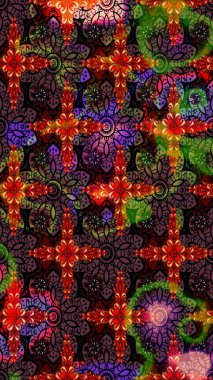 Siyah ve kahverengi renkli çiçekler. Renkli Bahar Teması eskiz kalıbı. Çiçekli çiçek deseni, suluboya. Düz Çiçek Elementleri Tasarım Raster illüstrasyonu.