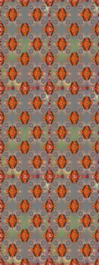 Arkaplan dokusu, duvar kağıdı, gri ve kahverengi renkli çiçek teması. Soyut etnik raster kusursuz desen. Kabile sanatı boho baskısı, klasik çiçek arkaplanı.