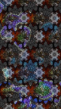 Küçük çiçekli basit bir çiçek çizimi. Moda baskısı, albüm, ambalaj kağıdı ve duvar kağıdı için zarif dekoratif süslemeler. Raster illüstrasyonu. Siyah ve gri renkte şirin çiçekler..