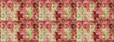 Çiçek kiremitleri. İslam tasarımı. Altın elementlerle bej ve pembe renklerde altın desen. Raster altın tekstil baskısı. Kusursuz desenli oryantal süs.