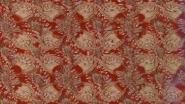 Renkli unsurlarla hareketli arka plan görüntüleri. Çiçekler. Eski model. Bayrak tarzı. Video kaydı. Şablon. Döngü. Kusursuz.. 