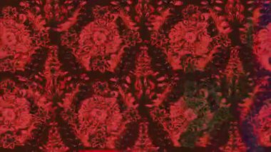 Renkli unsurlarla hareketli arka plan görüntüleri. Çiçekler. Eski model. Bayrak tarzı. Video kaydı. Şablon. Döngü. Kusursuz.. 