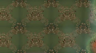 Renkli unsurlarla hareketli arka plan görüntüleri. Çiçekler. Eski model. Bayrak tarzı. Video kaydı. Şablon. Döngü. Kusursuz.. 