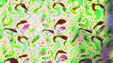 Renkli unsurlarla hareketli arka plan görüntüleri. Çiçekler. Eski model. Bayrak tarzı. Video kaydı. Şablon. Döngü. Kusursuz.. 