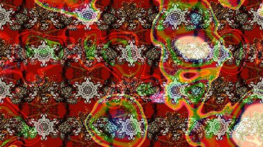 Çizim raster deseni. Güzel kumaş deseni. Çiçek arka planı.