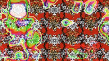 Gri ve nötr çiçekli eskiz deseni, suluboya çiçek deseni, sevimli çiçek, duvar kağıdı, kart veya kumaş için fayanslı. Raster - stok.