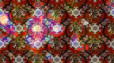 Modern, kahverengi ve kırmızı raster arka plan duvar kağıdı çizimi, klasik çizgili desenli desenli çiçekler, çiçekli süsler. Çiçekli el çizimi çizimi deseni.