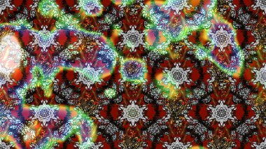 Güzel kumaş deseni. Raster Illustrasyon 'daki Çiçek Deseni' nin son moda çizimi. Renkli Yaz Temalı eskiz kalıbı. Düz Çiçek Elementleri Tasarımı.