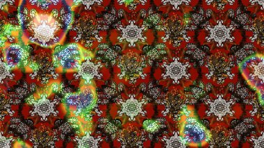 Çiçekli çiçek deseni, suluboya. Süslü kumaş deseni. Raster deseni.