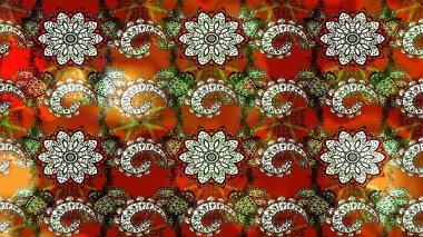 Raster Güzel kumaş deseni. Çiçek arkaplan ile soyut zarafet çizim deseni.