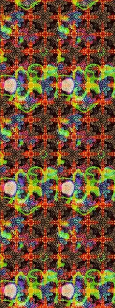 Siyah ve kahverengi renkte çiçekler. Robot resim. Raster illüstrasyonu. Şirin çiçek elementleri..